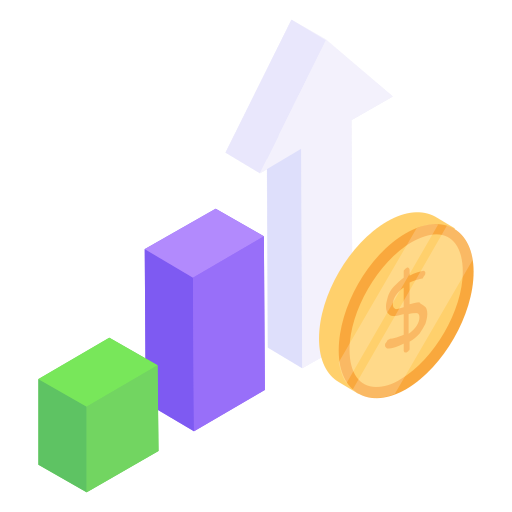 Stock market Generic Isometric icon