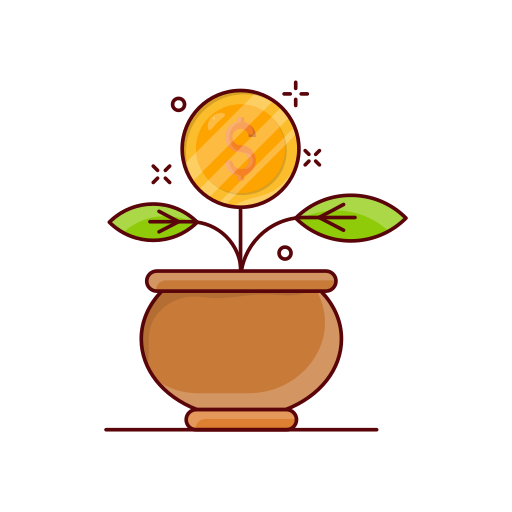 Plant pot Vector Stall Lineal Color icon