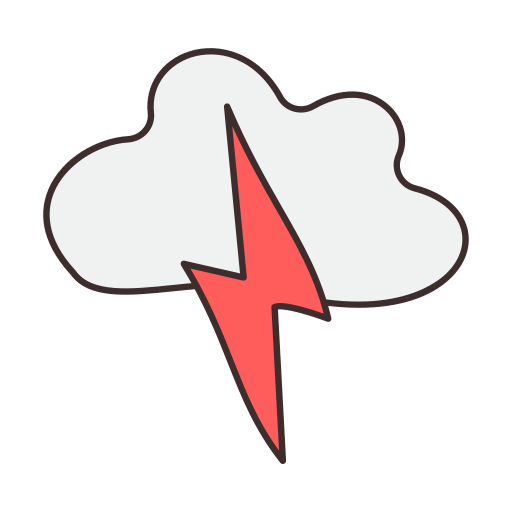 tormenta Generic Hand Drawn Color icono