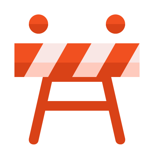 도로 장벽 Generic Flat icon