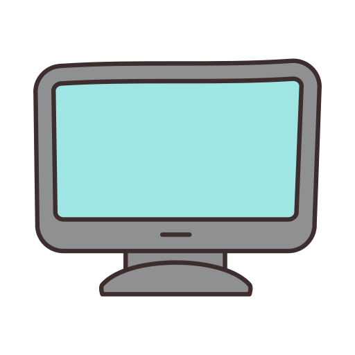 monitor Generic Hand Drawn Color icon