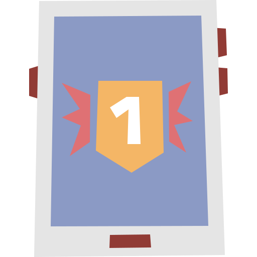 First place Cartoon Flat icon
