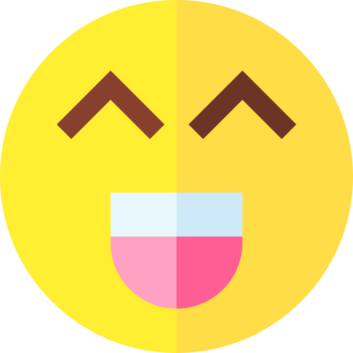 Cheerful Basic Straight Flat icon