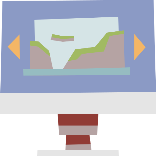 Terrain Cartoon Flat icon