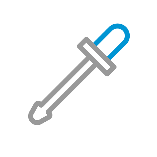 Pipette Generic Outline Color icon