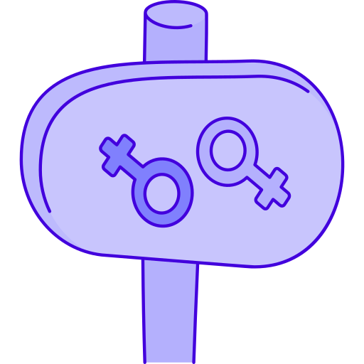 Гендерный символ Generic Outline Color иконка