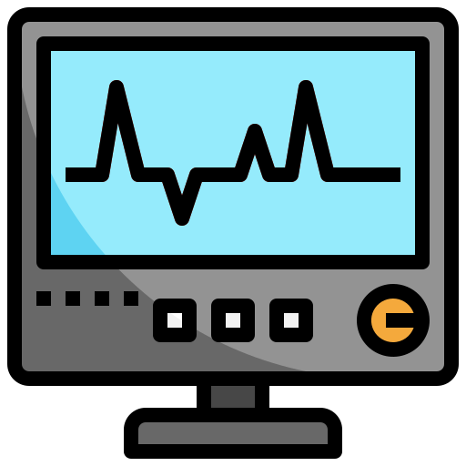 EKG Generic Outline Color icon