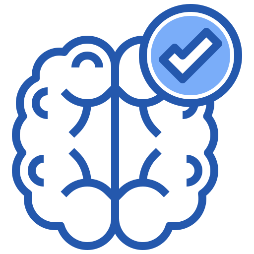 menselijke brein Generic Blue icoon