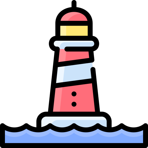 latarnia morska Vitaliy Gorbachev Lineal Color ikona