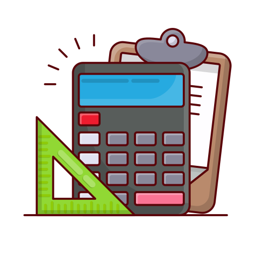 Calculation Vector Stall Lineal Color icon
