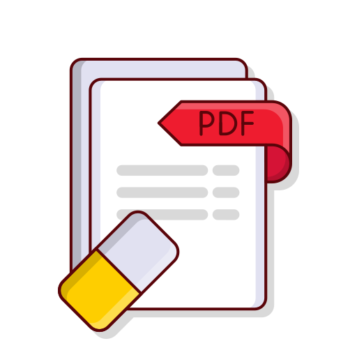 Pdf file Vector Stall Lineal Color icon