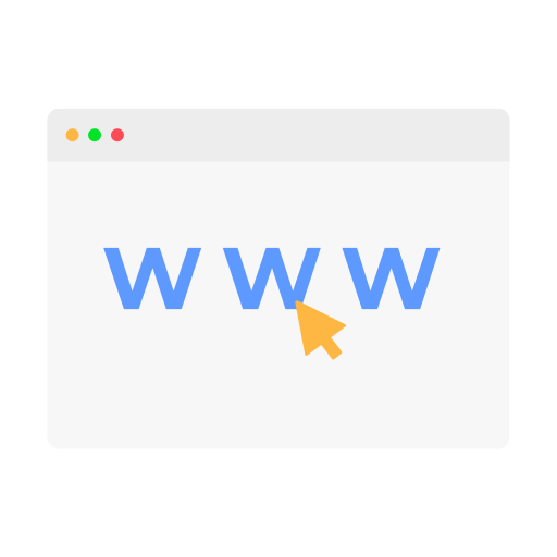 Web address Generic Flat icon