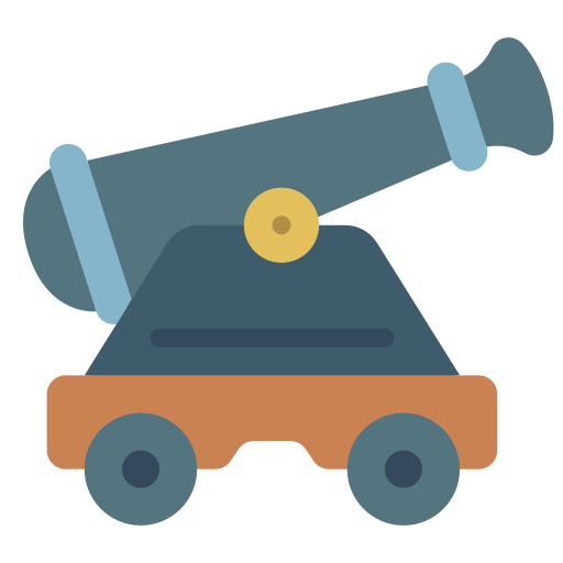 Cannon Basic Miscellany Flat icon