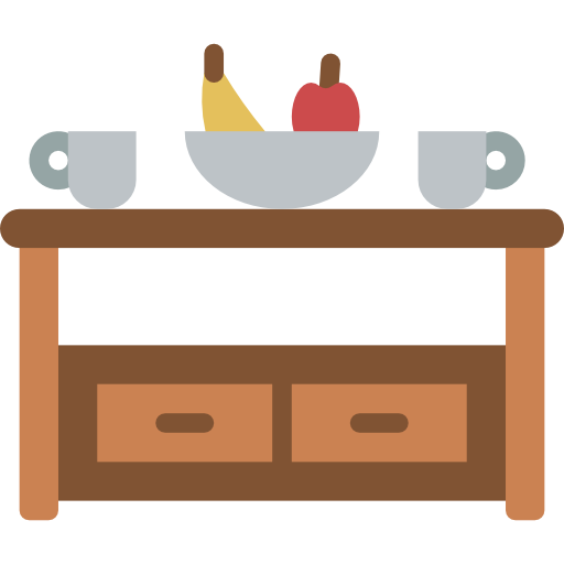 커피 테이블 Basic Miscellany Flat icon