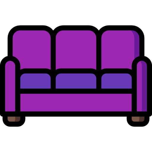sofa Basic Miscellany Lineal Color icon