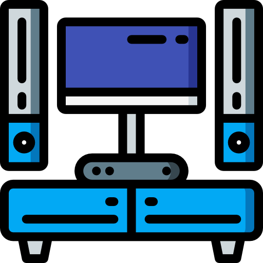 mesa de televisión Basic Miscellany Lineal Color icono