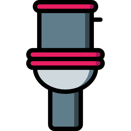Toilet Basic Miscellany Lineal Color icon