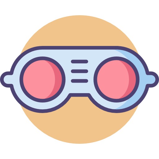 occhiali di sicurezza Flaticons.com Flat icona