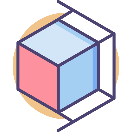 cubo Flaticons.com Flat icona