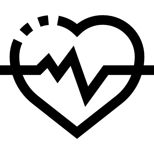 Кардиограмма Pixelmeetup Lineal иконка