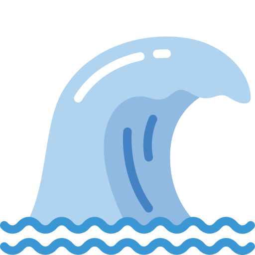 Wave Basic Miscellany Flat icon