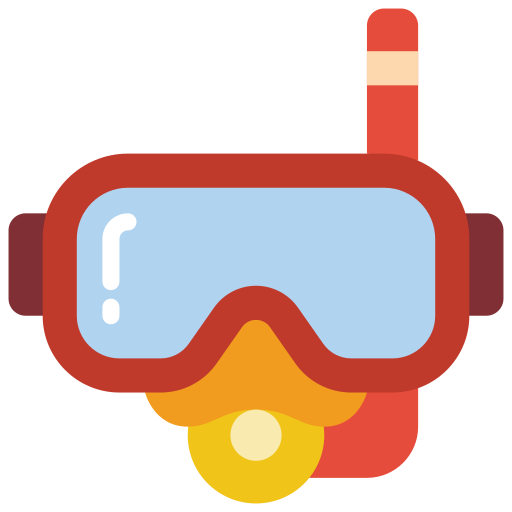 Diving mask Basic Miscellany Flat icon