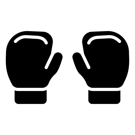 rękawice bokserskie Generic Glyph ikona