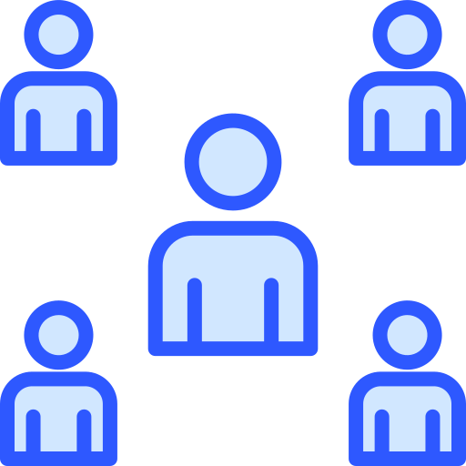 Stakeholder Generic Blue icon