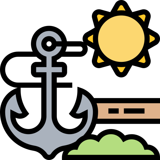 Anchor Meticulous Lineal Color icon