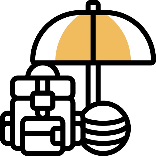 rucksack Meticulous Yellow shadow icon