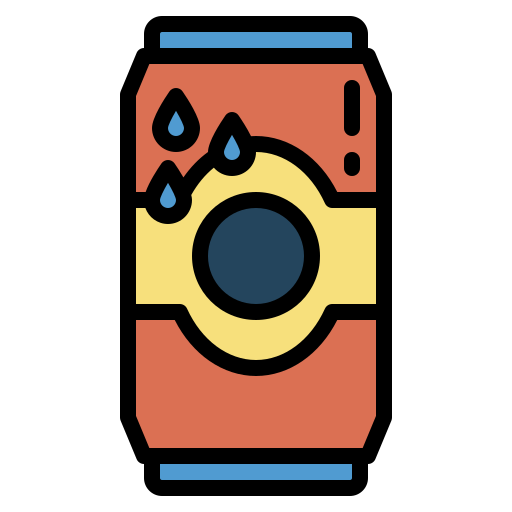 ビール缶 Generic Outline Color icon