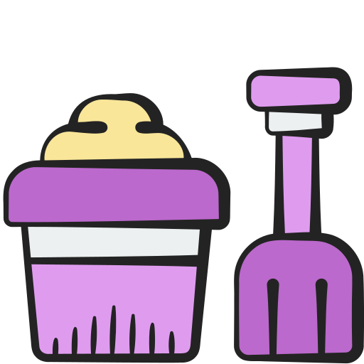 Bucket Generic Hand Drawn Color icon