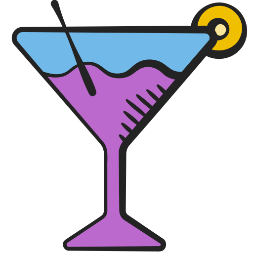 cocktail Generic Hand Drawn Color Icône