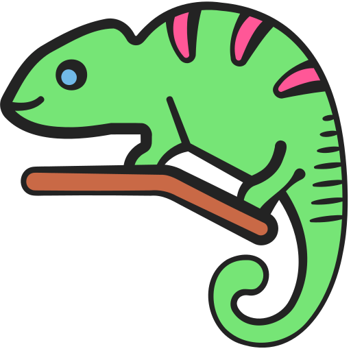 lagarto Generic Hand Drawn Color icono