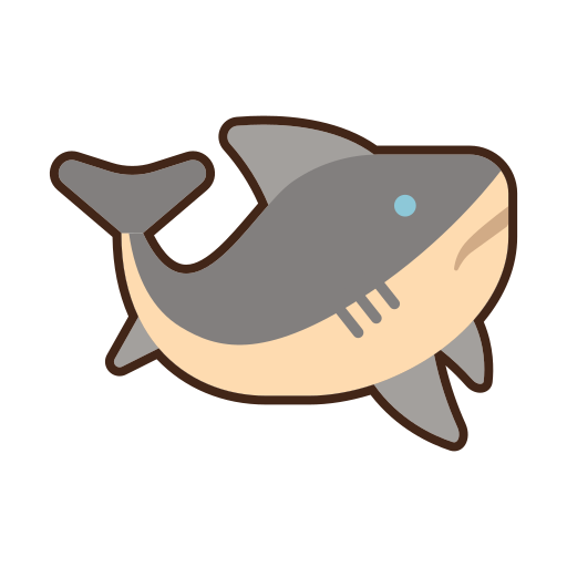 tiburones Flaticons Lineal Color icono