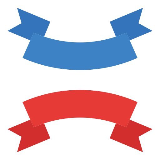 Ribbon Generic Flat icon