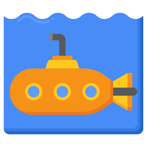 submarino Flaticons Flat Ícone