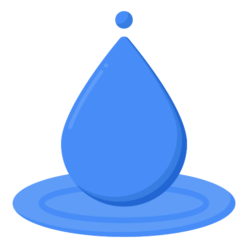 gota de agua Flaticons Flat icono