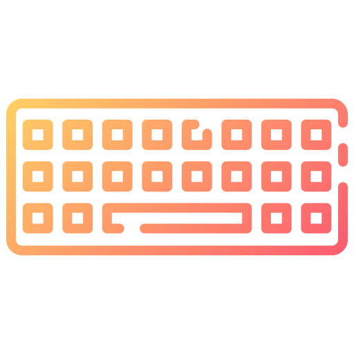 teclado Good Ware Gradient Ícone