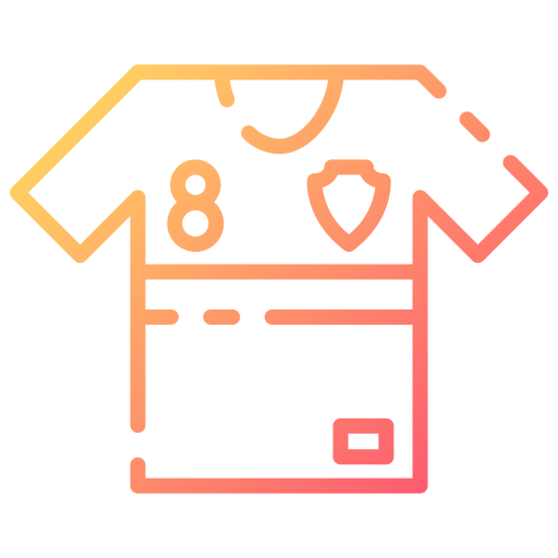 camiseta de fútbol Good Ware Gradient icono