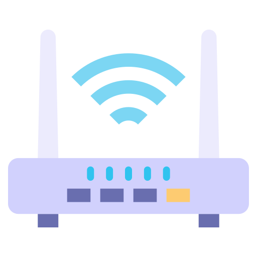 router de wifi Good Ware Flat icono