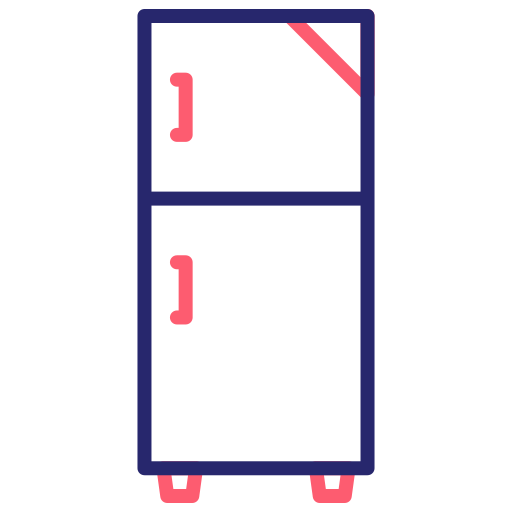 frigo Generic Outline Color Icône