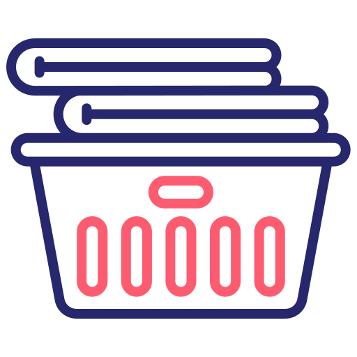 Laundry basket Generic Outline Color icon