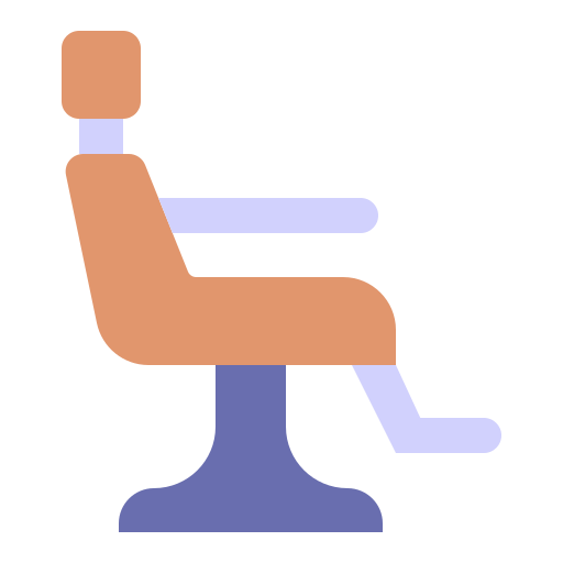 Barber chair Good Ware Flat icon