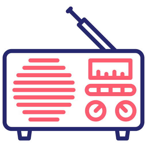 라디오 Generic Outline Color icon