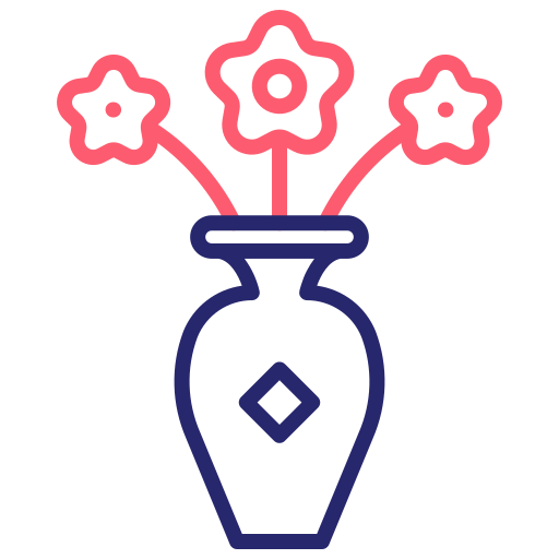 Vase Generic Outline Color icon