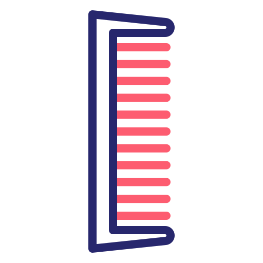 ヘアブラシ Generic Outline Color icon