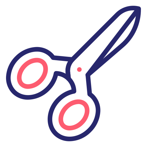 Scissors Generic Outline Color icon