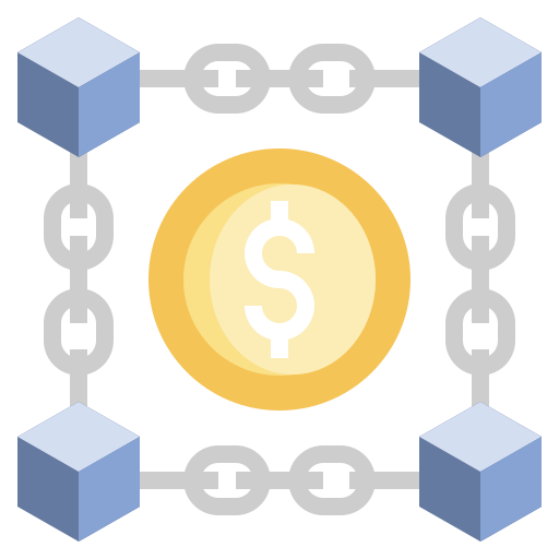 blockchain Surang Flat icon