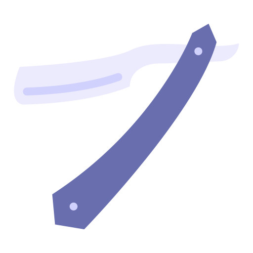 Straight razor Good Ware Flat icon